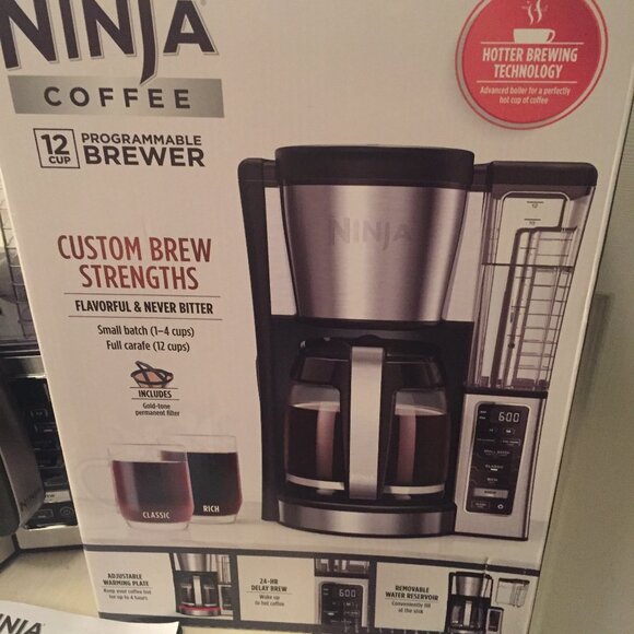 Ninja Coffee 12-Cup Programmable Brewer Coffee Maker CE200 NEW OPEN BOX - Picture 1 of 12